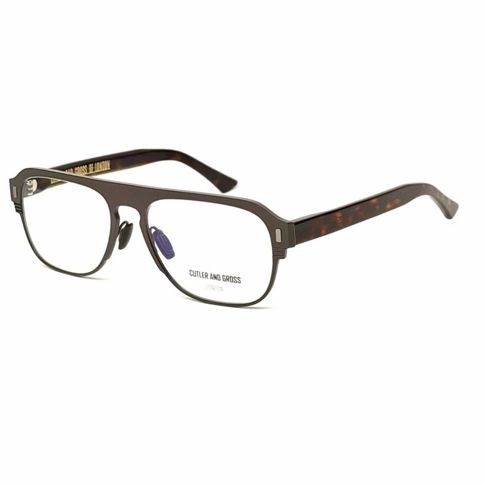 Cutler And Gross CGOP  1365 02 Eyeglasses Brown Frame 55mm NWT